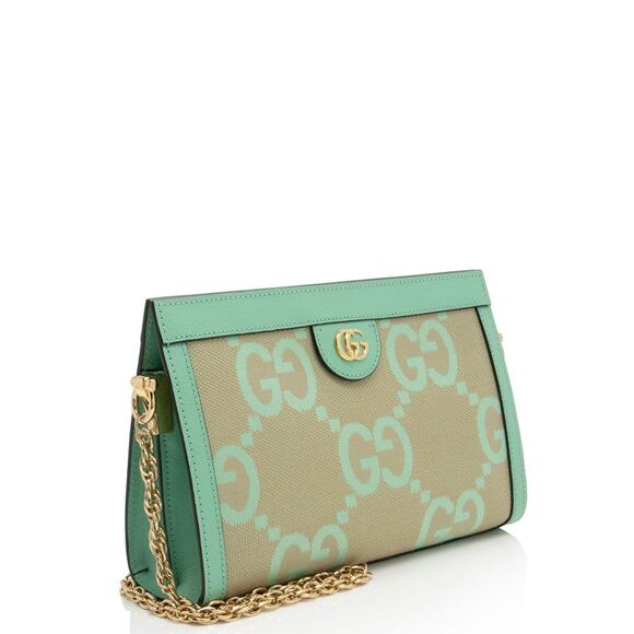 Gucci Jumbo GG Canvas Ophidia Medium Chain Shoulder Bag - Picture 2 of 15